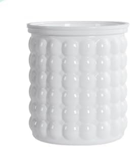 2PCS Self Watering Planters 4.7 Inch Self Watering Pots for Indoor Plants, African Violet Pots with Wick Rope, Flowers, Succulents, Herb, House Plants (White)