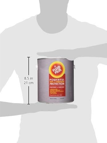 Fluid Film 1 Gallon Can Rust Inhibitor Rust Prevention Anti Corrosion Anti Rust Coating Undercoating Underbody Rust Proofing Corrosion Protection for Truck Snow Blower Mower Car Semi Tractor Bus