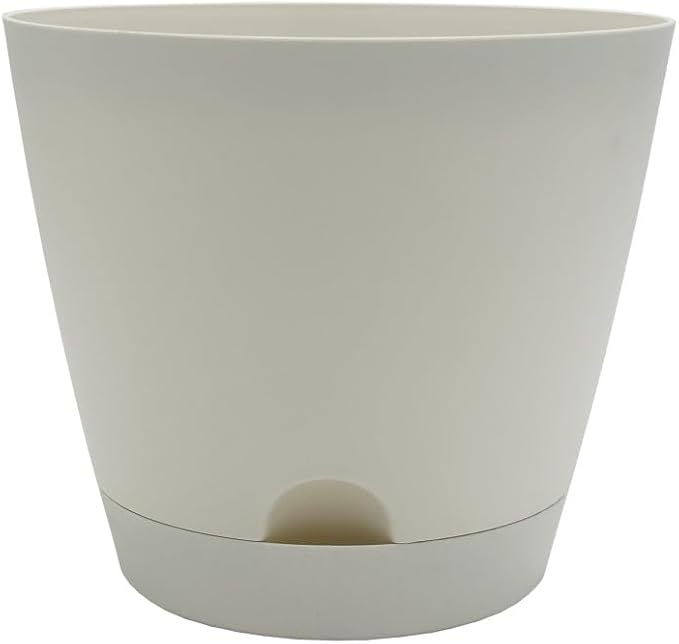 Classic Home and Garden Indoor/Outdoor Plastic Tilden Self-Watering Planters, Assorted Sizes (Set of 3)