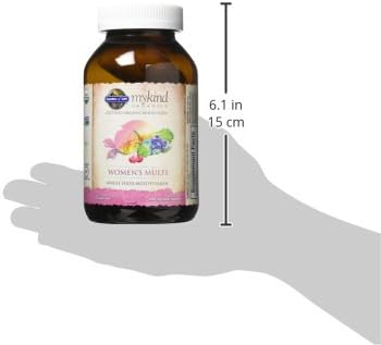 Garden of Life Organics Multivitamin for Women,Womens Multi with Vitamin C,D,Folate,B6,B12,Biotin,Iron,Vegan Whole Food Vitamins for Women,Energy,Skin,Nails,120 Tablets,(Pack of 2)
