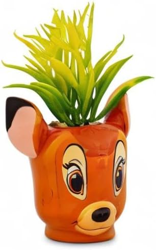Disney Bambi 5-Inch Ceramic Mini Planter with Artificial Succulent