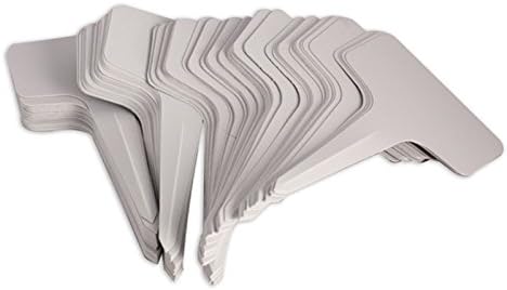 KINGLAKE Plant Labels 4 Inch - 500Pcs Plastic Plant Tags Markers T-Type Nursery Garden Labels Waterproof for Seedlings Indoor Outdoor Garden Greenhouse