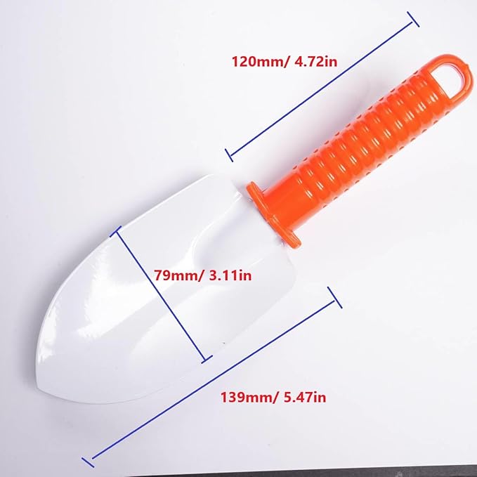 2-Pack Garden Hand Trowel Set – Heavy Duty Reinforced Curved Steel Blade, Ergonomic Non-Slip Handle, Durable Gardening Tool for Digging, Planting & Transplanting