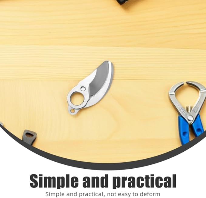 Toddmomy 2 Pcs Electric Pruning Shear Blades, SK5 Cordless Pruner Cutting Blades, Replaceable Gardening Tool for Branches and Bushes