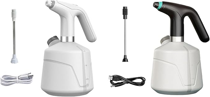 2000ml Electric Plant Sprayer Bottle Automatic Sprayer for Car Detailing and Home Use with Convenient Water Inlet