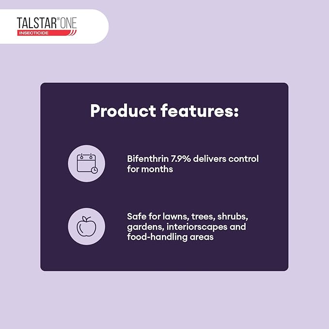Talstar One Insecticide 1 Gallon | Powerful Bifenthrin Bug Spray Concentrate | Spider Control, Ants, Mosquitoes, Fleas and Perimeter Use | Control for Over 75 pests