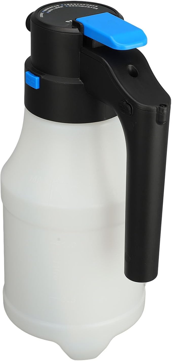 1.5L Electric Foam Sprayer, Cordless Car Wash Foam Gun, Garden Sprayer, PP Electric Foam Spray Bottle for Car Washing Garden Watering, Foam Cannon Electric Foam Sprayerfor Hose