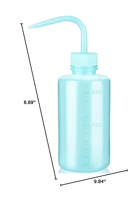Valchoose Medical Squeeze Bottle 250ml, 8.5oz, Premium (Blue) Wash Bottle LDPE No Leaking (1Pack)