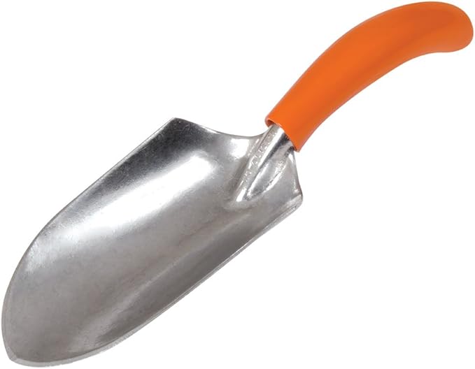 A.M. Leonard No-Blister Trowel, Aluminum Garden Trowel, Ergonomic Handle