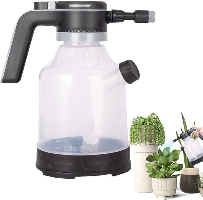 Cordless Electric Plant Mister – 3L Automatic Spray Bottle, Adjustable Spray Nozzles, Rechargeable Watering Tool | 28x26cm Garden Home Lawn Patio Driveway Outdoor Plant Sprayer Efficient Irrigation