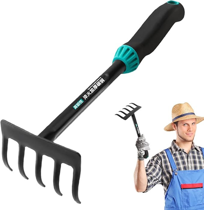 Premium Garden Trowel, Hand Tool for Planting, Stainless Steel Small Shovel with Ergonomic Handle, Transplant Shovel for Flowers Vegetables and Greenhouse Use, Digging Rake for Backpacking