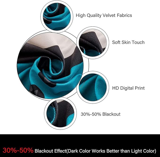 White Butterflies Blackout Curtains,Moth Wildlife Wild Animal Window Treatments,Butterfly Rustic Animals Curtains & Drapes 2 Panels 38"Wx54"L,Starry Sky Galaxy Glitter Window Curtains Black