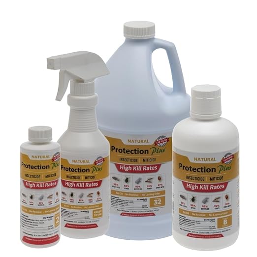 Environmental Plant Management Protection Plus Concentrate | Oil-Free Contact Insecticide for Plants | Kills Aphids, Whiteflies, Spider Mites & Other Soft-Bodied Pests | Natural | Indoor & Outdoor Use