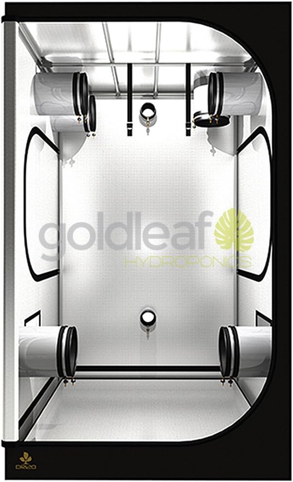 Secret Jardin DARKROOM 3.0 DR120, 47" x 47" x 79", Black Indoor Grow Equipment, Grow Tent