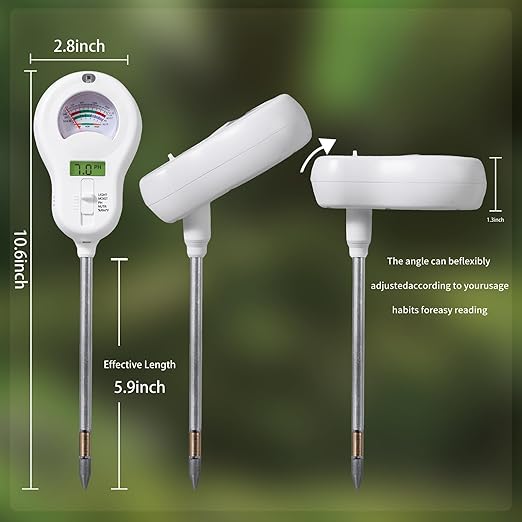 Soil Moisture Meter, Plant Water Monitor, Hygrometer Sensor for Gardening, Farming, Indoor and Outdoor Plants (Basic Style + one Probe)