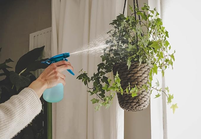 Rayson Empty Spray Bottle Refillable Container, Fine Mist Sprayer Trigger Squirt Bottle for Taming Hair, Hair styling, Watering Plants, Showering Pets (1 Pack, Green)