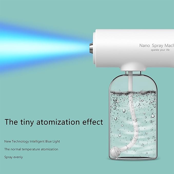 Rechargeable Handheld Nano Sprayer with Blue Light, Ideal for Watering Plants and Trees (K5S Model)