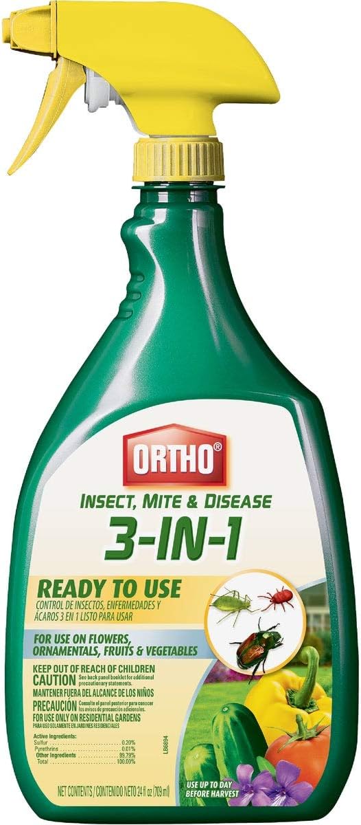 Scotts Ortho Roundup 345510 Ortho Insect, Mite and Disease Control, 24 oz