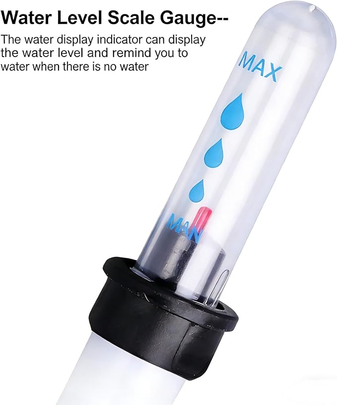 4Pcs Water Indicator for Plants, Flower Pot Water Shortage Reminder Water Level Gauge Plant Moisture Indicator,Soil Moisture Water Level Reminder for Plants (180ml)