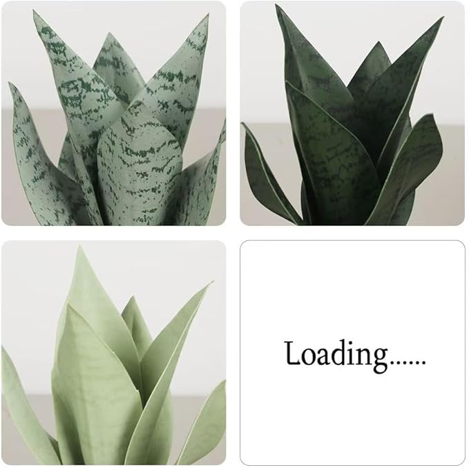 Artificial Snake Plant Artificial Sansevieria Floor Plant Desk Small Fake Plant for Indoor Home Office Decor,Realistic Potted Greenery,10inch (Three pcs.Dark Green,Dark Gary,Light Green)