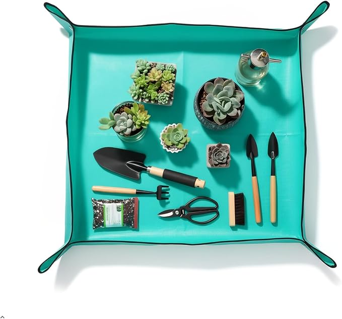 Plant Repotting Mat for Plants, Gardening Hand Tools for Gardeners, PE, 39.4x39.4in(100x100cm)