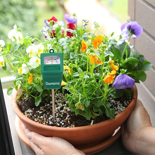 Soil Moisture Meter, Plant Moisture Meter, Plant Water Meter Hydrometer for Plants Care, Gardening, Farming, Indoor and Outdoor Plants, No Battery Needed