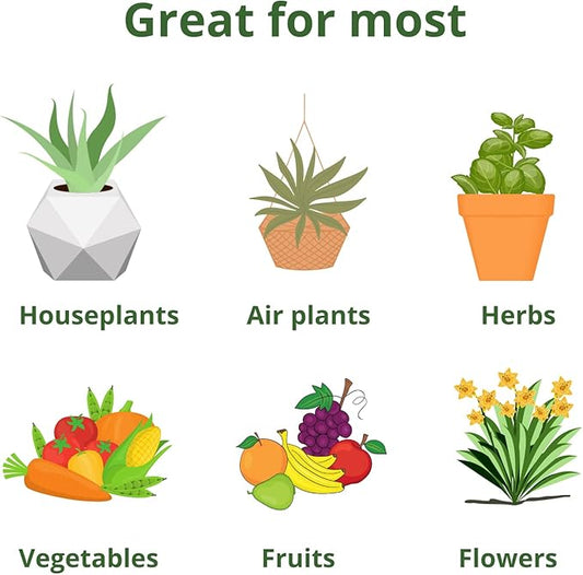 GS Plant Foods All Purpose Water Soluble 20-20-20 Fertilizer Balanced NPK Plant Food with Micronutrients, Contains Kelp (Ascophyllum nodosum) for Indoor & Outdoor Plants, Gardens & Turf (3 lbs)
