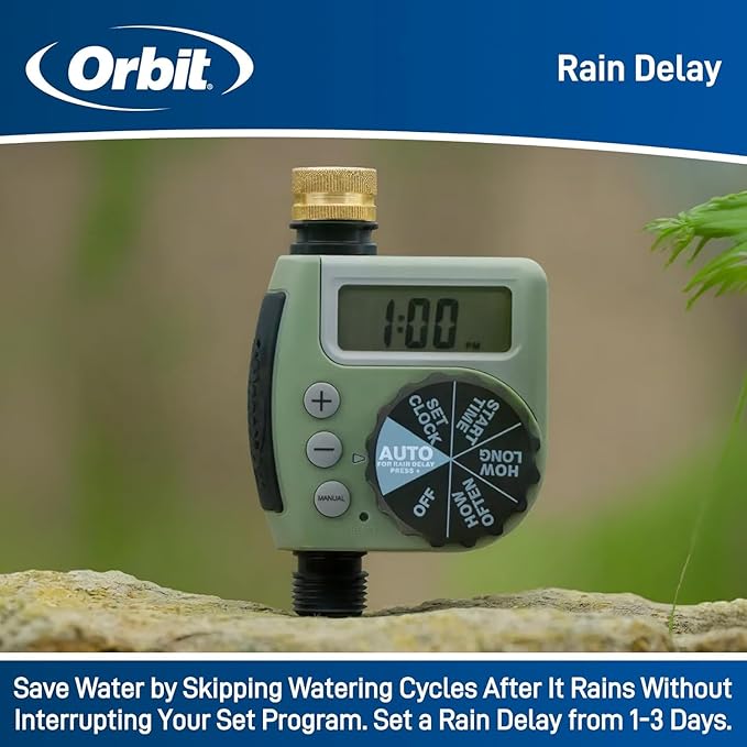 6-Pack Orbit 62056 One Outlet Single-Dial Hose Faucet Timer (Pack of 6)