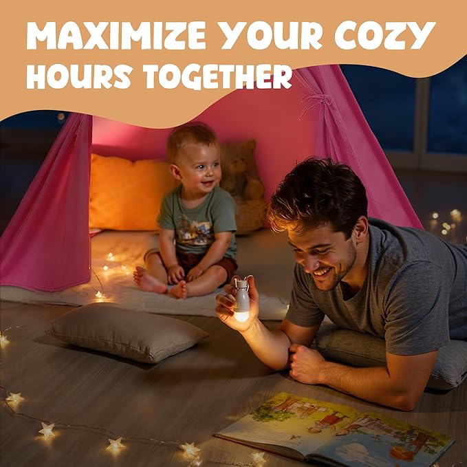 Sumbababy Teepee Tent for Kids, Play Tents for Girls & Boys, Gifts Playhouse for Indoor, Toddler Toys Play House for Baby, Rose Pink