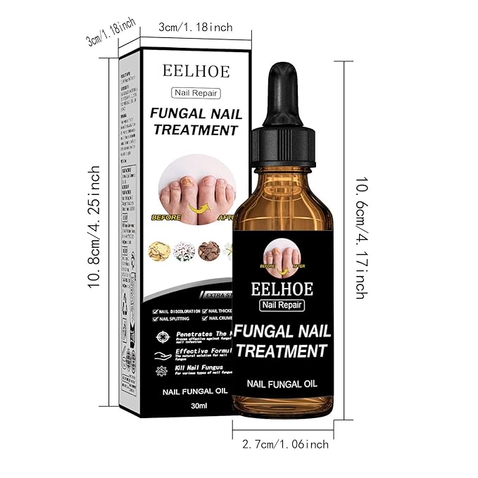 Fungal Nail Treatment Repairs Nail Discoloration and Thickness, nail fungus treatment extra strength 30ml 2PCS