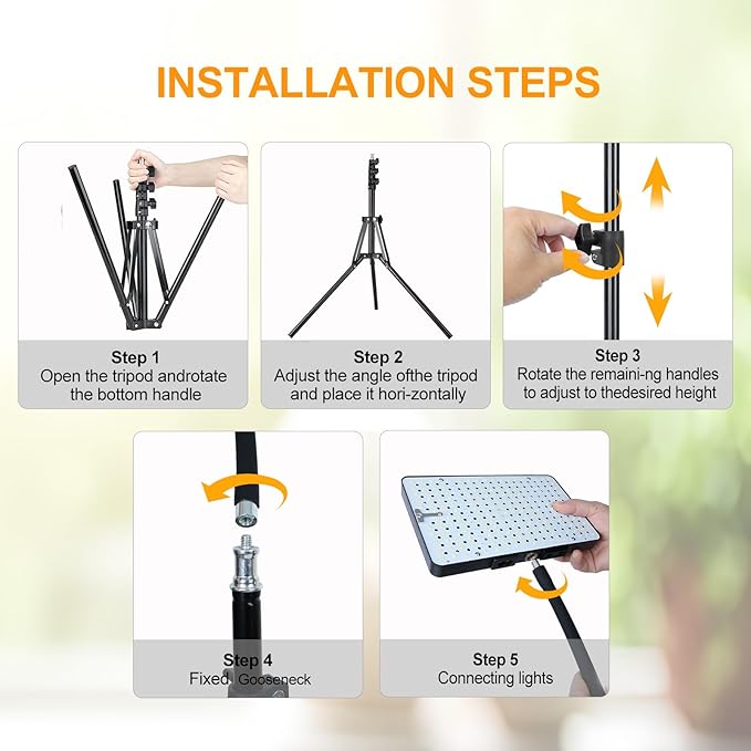 2026 Grow Light on Stand for Indoor Tall Plants, Bonsai Tree, Bright Natural Sunlight Full Spectrum, 4/8/12/16/20H Timer, 25 Watt Power Draw, NO Need Adapter, 24"-64" Height Adjustable