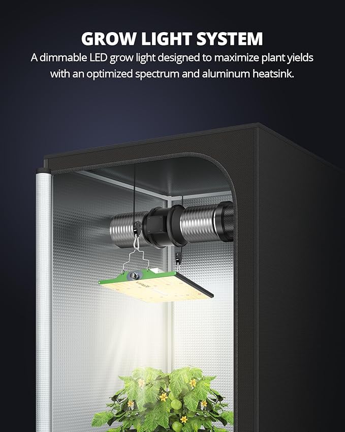 VIPARSPECTRA P1000 LED Grow Light for Seed Starting Vegetables Bloom, Dimmable Plant Lights Dimming Daisy Chain Grow Lights for Indoor Plants Full Spectrum for 3x3/2x2 Grow Tent