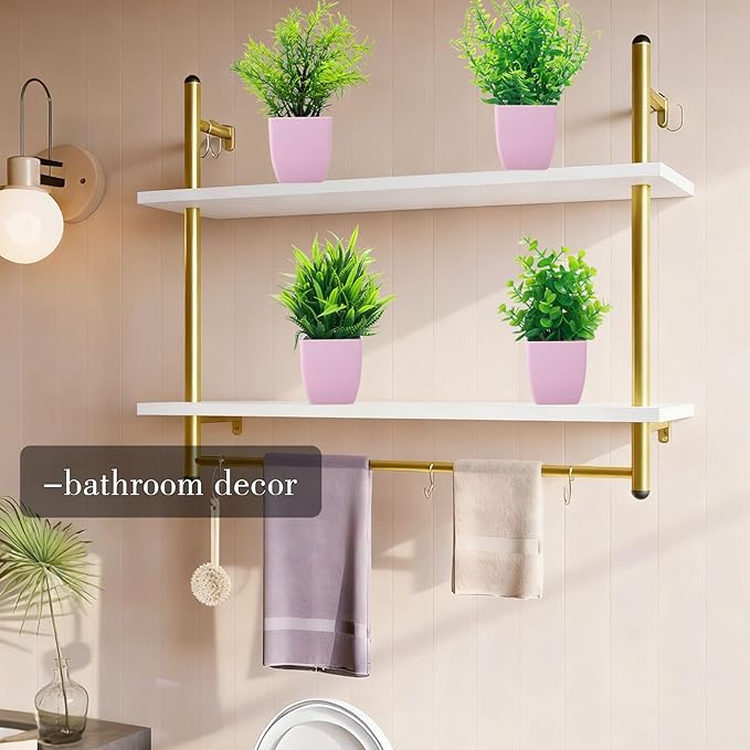 GREENTIME 4 Pack Fake Plants in Pink Pot Mini Artificial Eucalyptus Potted Plant Small Faux Grass Greenery Potted for Indoor Home Office Farmhouse Bathroom Table Decoration