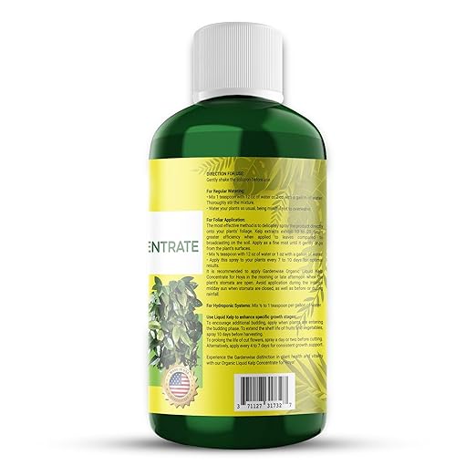 GARDENWISE Organic Premium Kelp Seaweed Fertilizer for Hoya - Liquid Fertilizer - Liquid Plant Food - Nutrient-Rich Soil Enhancer - Natural Plant Food for Hoya Plant (16 OZ)