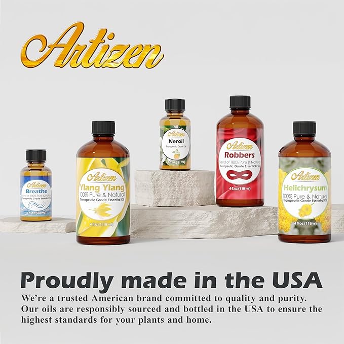 Artizen - Neem Oil (16 oz) 100% Pure Cold Pressed Neem Oil for Plants, Safe for Indoor & Outdoor Garden - All Natural Safe for Plant Growth, Essential Oil Concentrate for Spray
