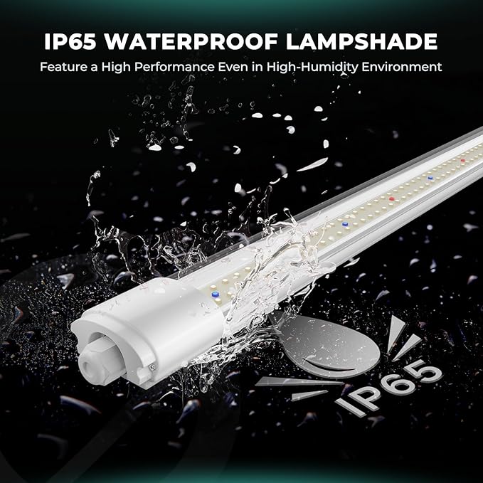MARS HYDRO VG80 Plant Grow Light,4ft 5000K Full Spectrum LED Grow Lights for Indoor Plants, 2x4 Coverage, IP65 Waterproof Linkable Under Canopy Plant Light Strip for Seedling Veg Flower,2-Pack(2x40W)