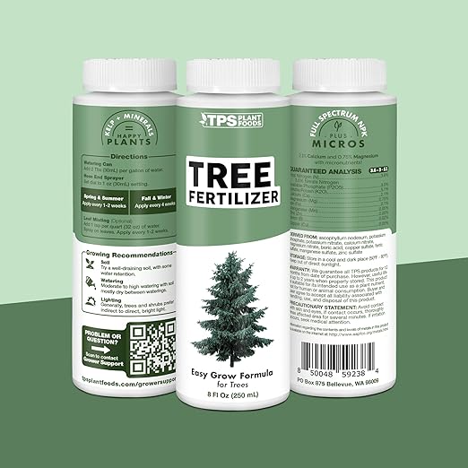 Tree Fertilizer – Liquid Plant Food for Stronger Roots, Fuller Foliage & Healthy Tree Growth, 1 Gallon