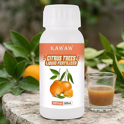 10oz Organic Citrus Probiotic Fertilizer - Natural Liquid Plant Food for Lemon, Fruit Trees & Vegetables - Promotes Root Growth & Green Leaves