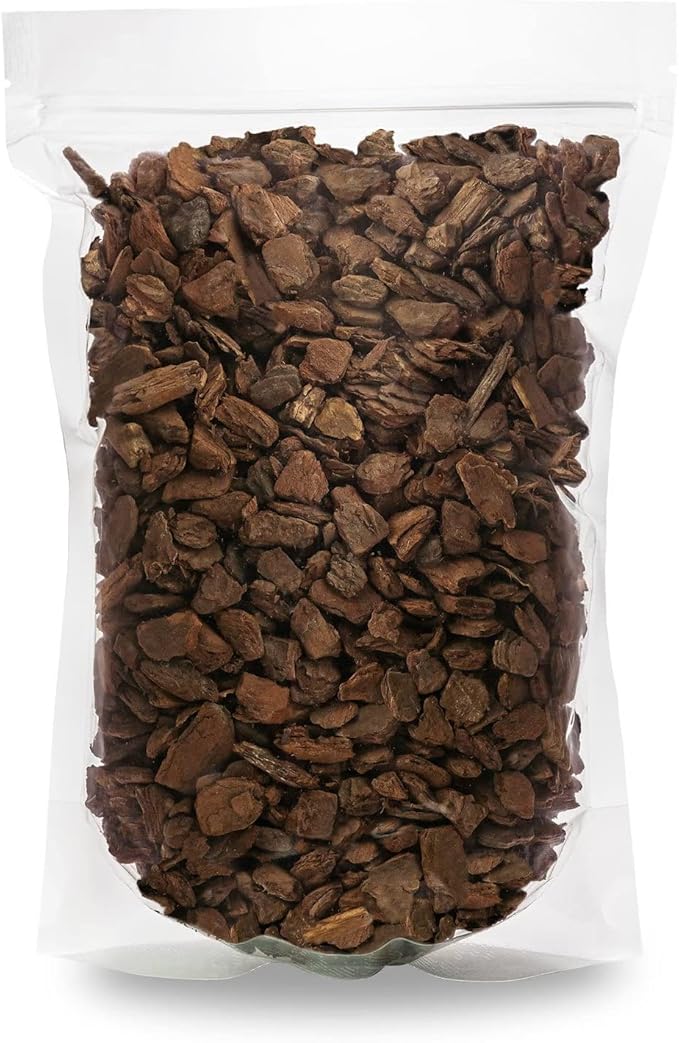 Premium Grade New Zealand Pinus Radiata Bark by Gardenera - 20 Quart - Organic Hand Mixed New Zealand Pine Bark for Orchids - Medium Chips 9-12mm - 4 Bags of 5 Quart