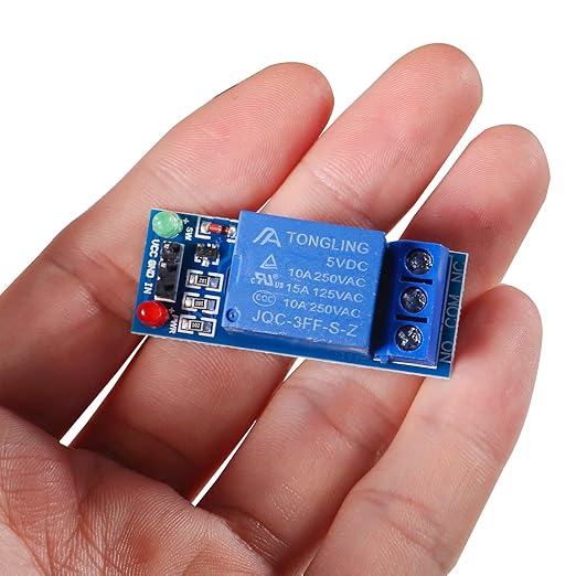 1 Set Automatic Irrigation Kit Watering System Capacitive Soil Moisture Sensor 1 Channel 5V Relay Module Water Pump with 1m Tubing for Garden Watering System Moisture Detection