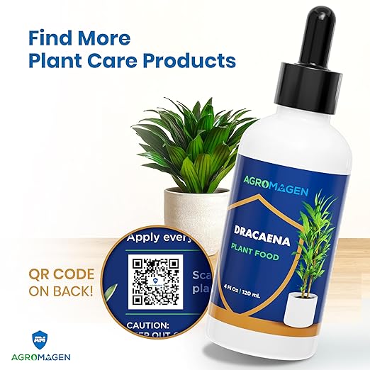 AgroMagen Plant Food with Essential Nutrients & Chelated Micronutrients, Liquid Fertilizer (4 fl.oz.) (Dracaena)
