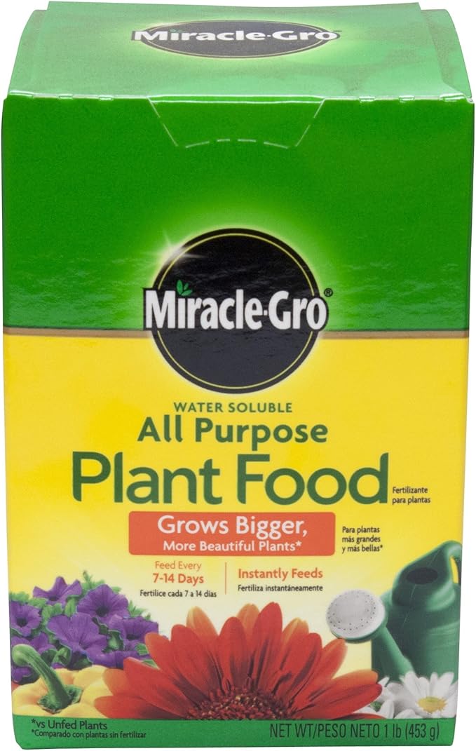 Miracle Gro 160101 1 Lb Water Soluble All Purpose Plant Food 24-8-16