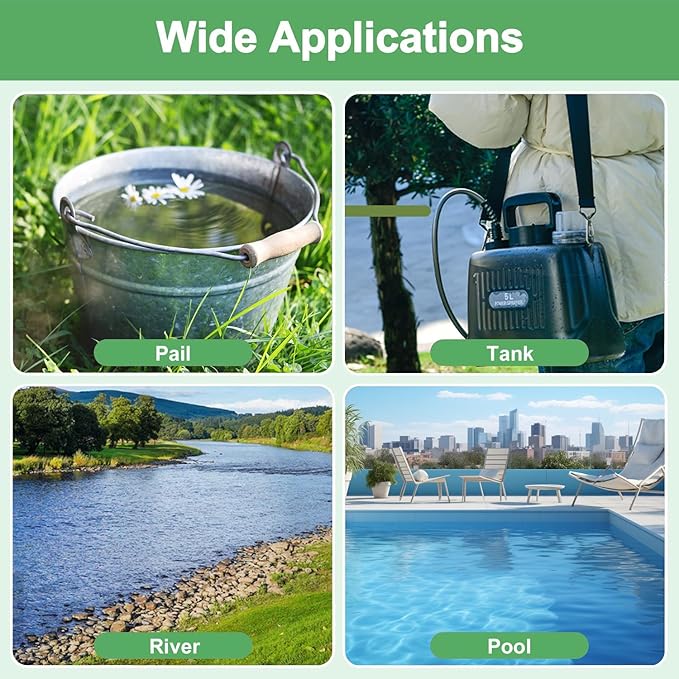 Battery Powered Sprayer Wand,Electric Plant Sprayer Telescopic Watering Wand with 26.5FT Hose,Rechargeable Electric Watering Sprayer Handle with 3 Adjustable Nozzles & Filter for Weed, Lawn and Garden