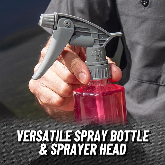 Chemical Guys Acc_121.16HD Chemical Resistant Heavy Duty Bottle and Sprayer, 16 Ounce