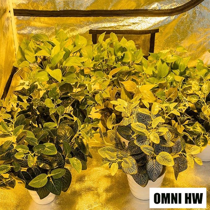 OMNIHW Extension Grow Tent 48" x 48" x 78" + 20", 1680D Canvas Reflective Mylar Professional Indoor Heavy Duty Growing Tents with Window and Removable Floor Tray for Indoor Hydroponic Plant - 4' x 4'