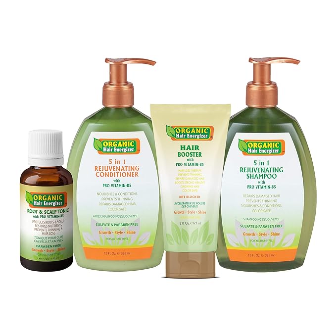 Organic Hair Energizer Hair Growth Booster , green , 2 Oz