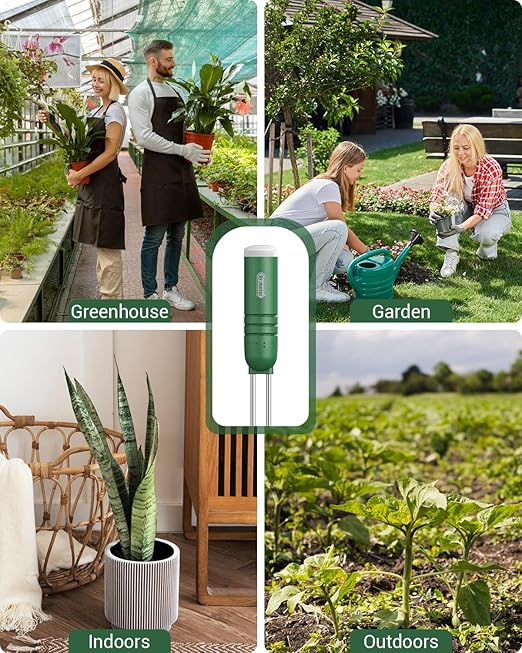Dr.meter 1 Pack Soil Humidity Sensor Probe, Plants Soil Moisture Meter, Accessory Only, Cannot Be Used Alone