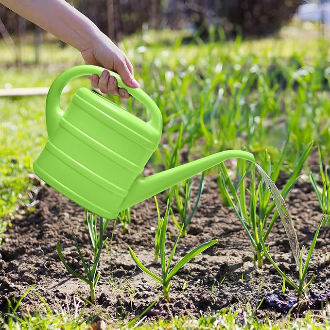ZXJ Small Plant Watering Can - 1/3 Gallon - Green