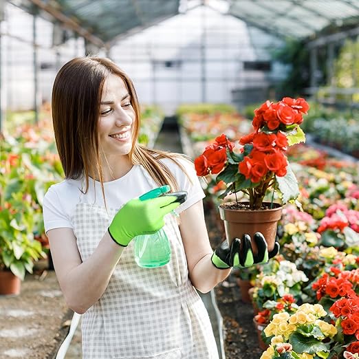 Kebada W1 Work Gloves for Men and Women, PU Coated Safety Gloves with Grip, Touchscreen, Ideal for Warehouse Package Handling, Construction, Gardening, Green XL