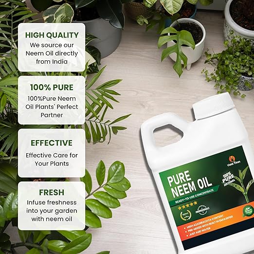 Ready-to-Use Concentrate Neem Oil - 100% Pure & Natural | Ready to Mix | Just Add Water (16 oz)